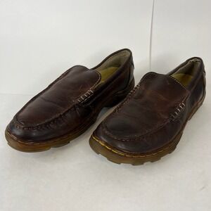 Dr Martens Jacob Men Dark Brown Slip On Driver Leather Loafers Y2K Shoe-8M/9W-G4